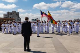 Anwar receives official welcome at Ethiopian palace
