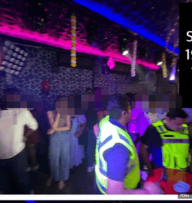 警方扫荡吉隆坡6非法娱乐场所 捕14男女助查