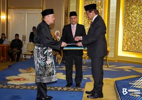 【沙巴州选】哈芝芝宣誓续任沙首长