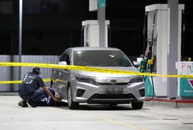 武吉丁宜油站惊魂夜  34岁男子中枪重伤