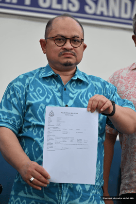 三苏依斯干达报案  称郑健成污蔑诽谤