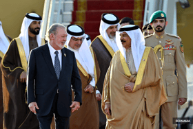 Sultan Ibrahim arrives in Bahrain for three-day state visit