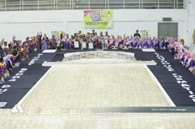 雪州传统美食健年华用糕点排瓜雪灯塔  荣获大马记录大全认证  