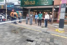 Another road subsidence case near Masjid India