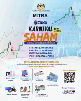 மித்ராவின் பங்கு பரிவர்த்தனை விழா 2025- பேராக்கில் டிசம்பர் 6ஆம் தேதி நடைபெறுகிறது 