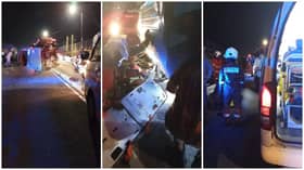 Seorang maut, tujuh cedera parah van kilang terbabas