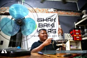 Ishak baiki kipas: Kisah bengkel kecil, sentuhan hebat