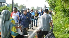 600 individu sertai Gotong-Royong Perdana Daerah Gombak