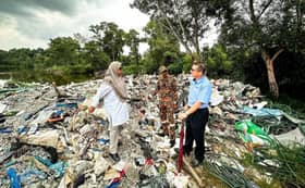 Pembakaran terbuka di tapak pembuangan sampah haram Cybersouth dikesan berulang
