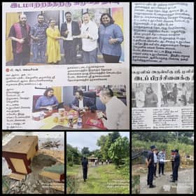 சிலைகளும் ஆலயமும்  உடைத்து அப்புறப்படுத்தப்பட்டதா? வீண் வதந்திகளை  நம்பாதீர்கள்