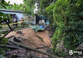 Tanah runtuh: 47 penduduk kampung Orang Asli berlindung di PPS