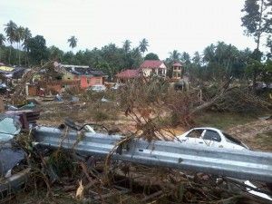 200 INPENS students help in flood cleaning & wiring