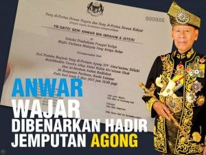 Anwar should attend royal afternoon tea invitation