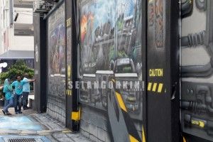 Laman Seni 7 mural damaged, MBSA discusses with textile warehouse