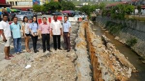 加影市议会紧急拨款  30万重修首都镇崩塌石墙