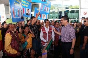 CM arrives in Sarawak for 3-day visit