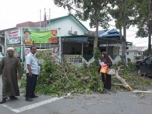 Immediate assistance given to storm victims of two villages