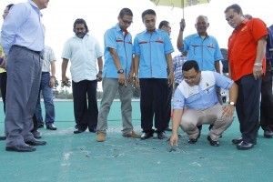 MBPJ Hockey Stadium 60% completed