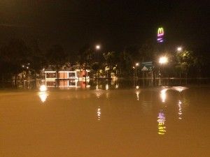 本查阿南突发水灾  加速提升2蓄水池防洪