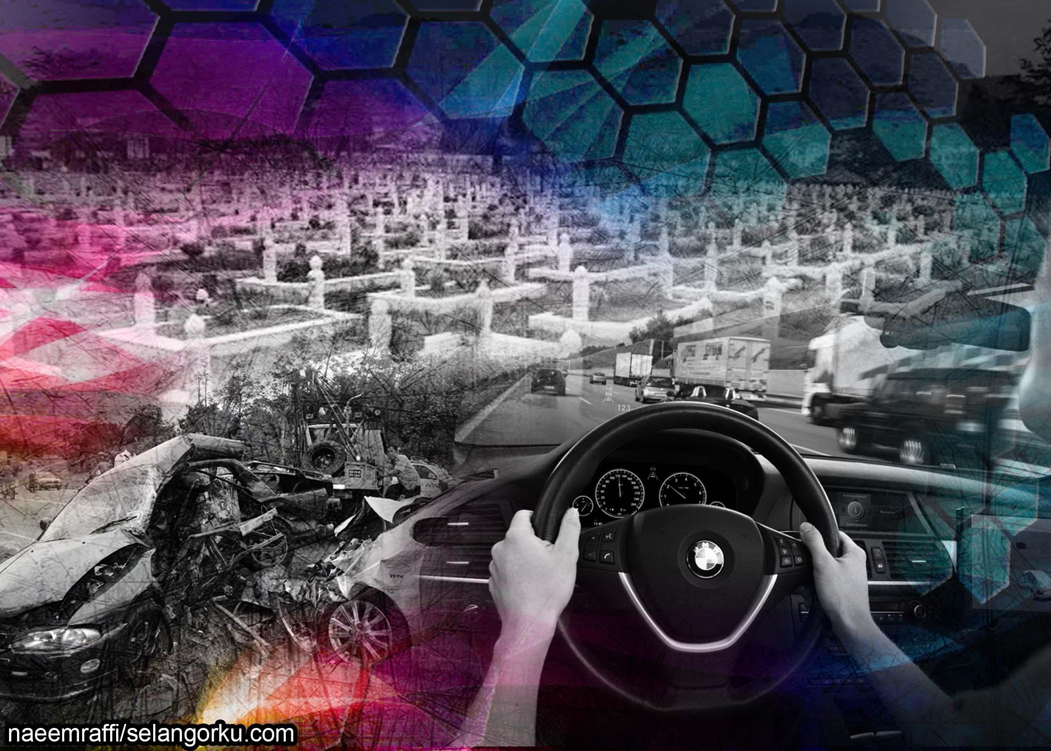 Empat sekeluarga maut kemalangan di Sungai Siput