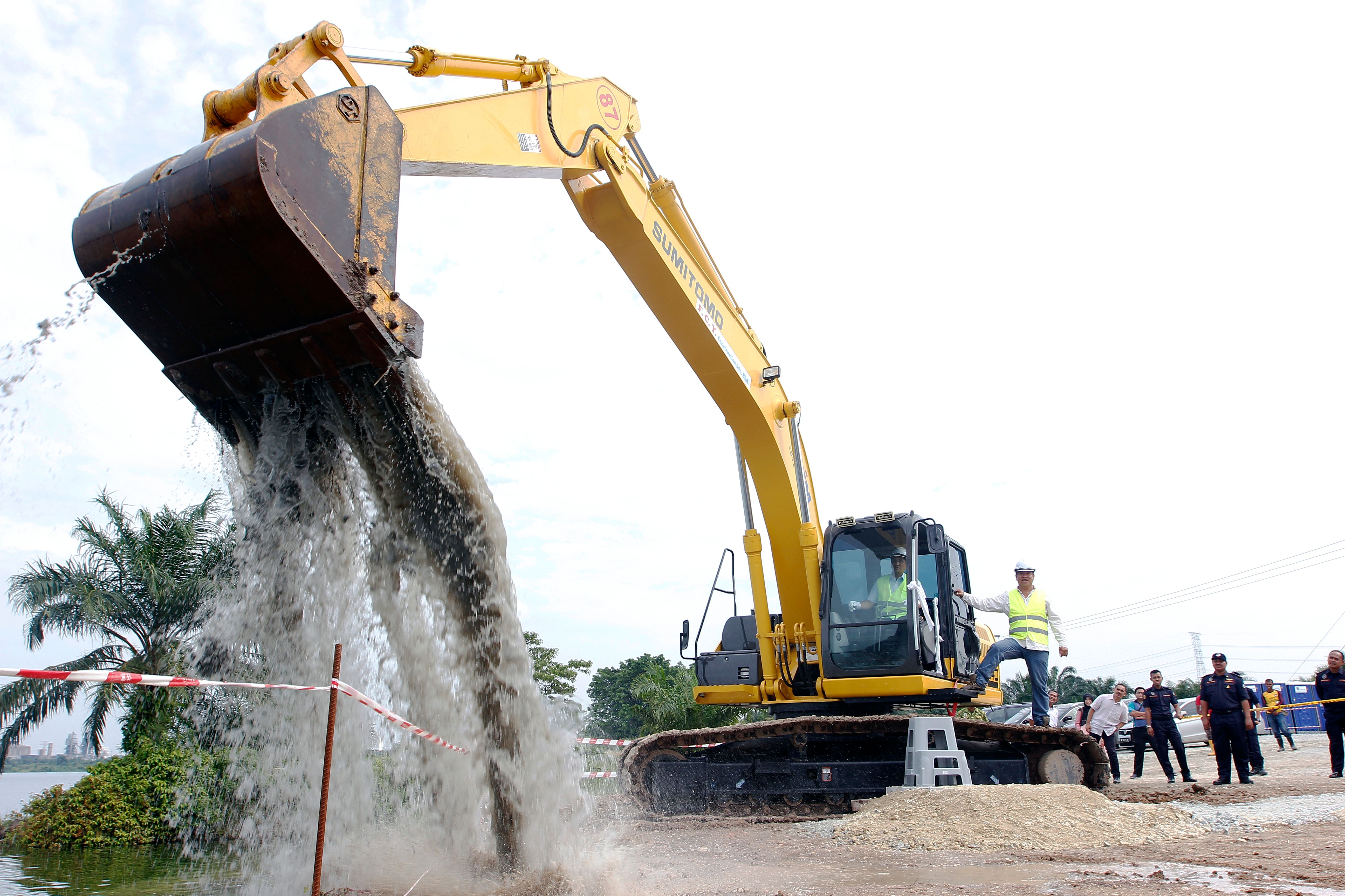 瓜冷新滤水站动土
