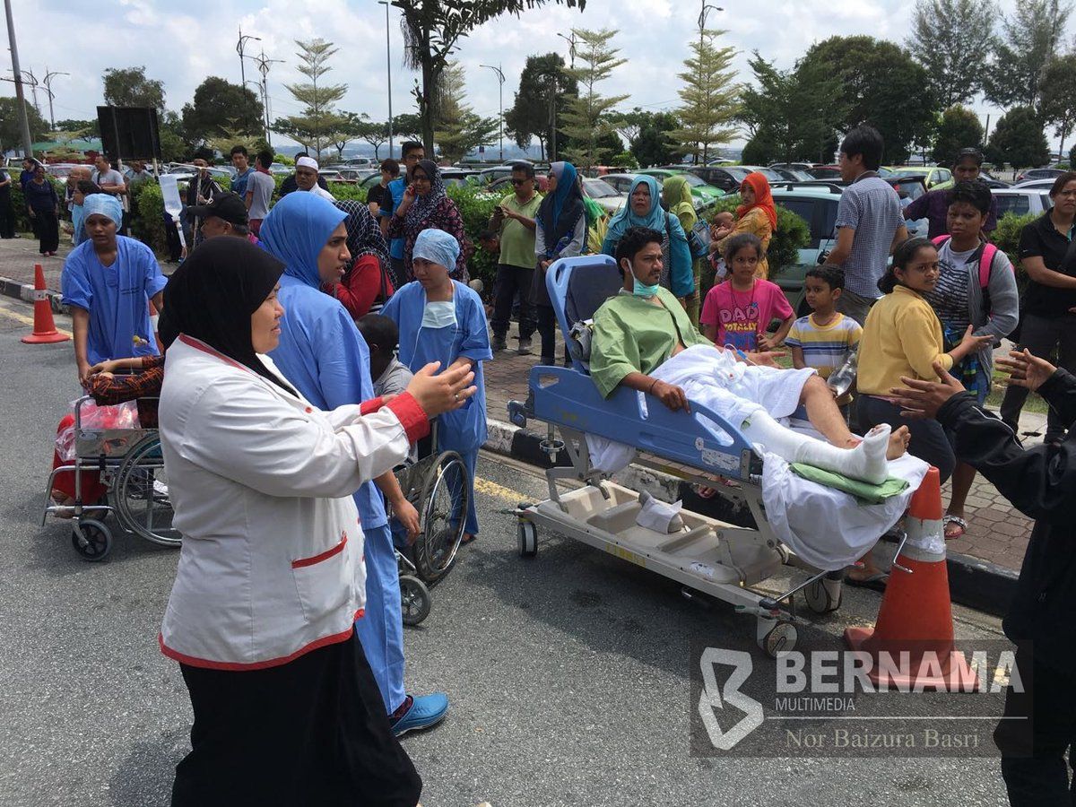 新山中央医院再传火警