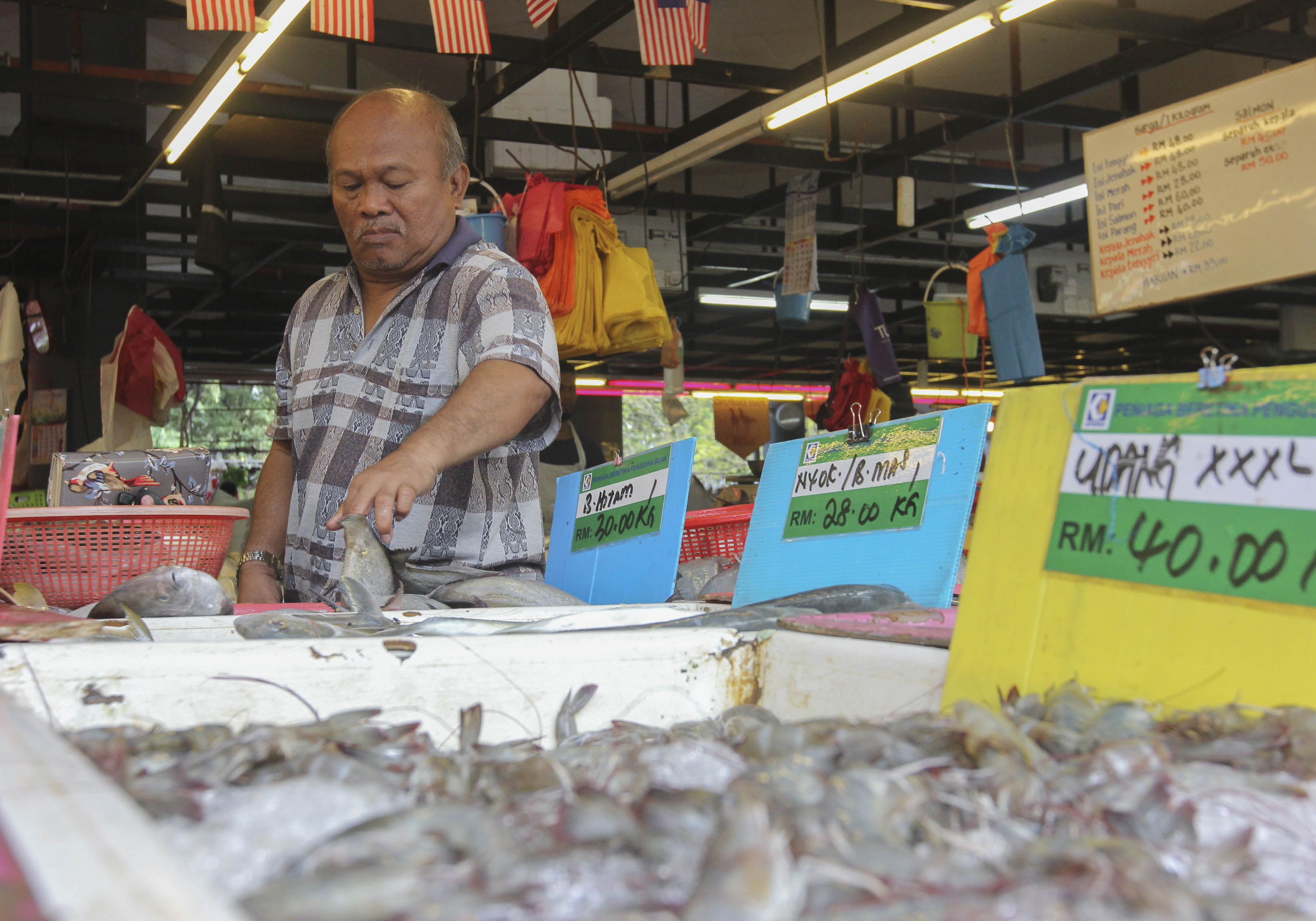 Stok ikan kurang, saiz semakin kecil