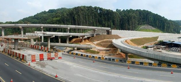 Kuang multi-level interchange opens to traffic