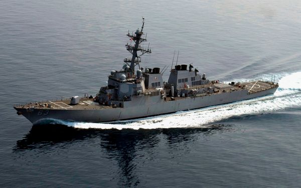 Kapal pemusnah USS Stethem jalankan operasi di Laut China Selatan