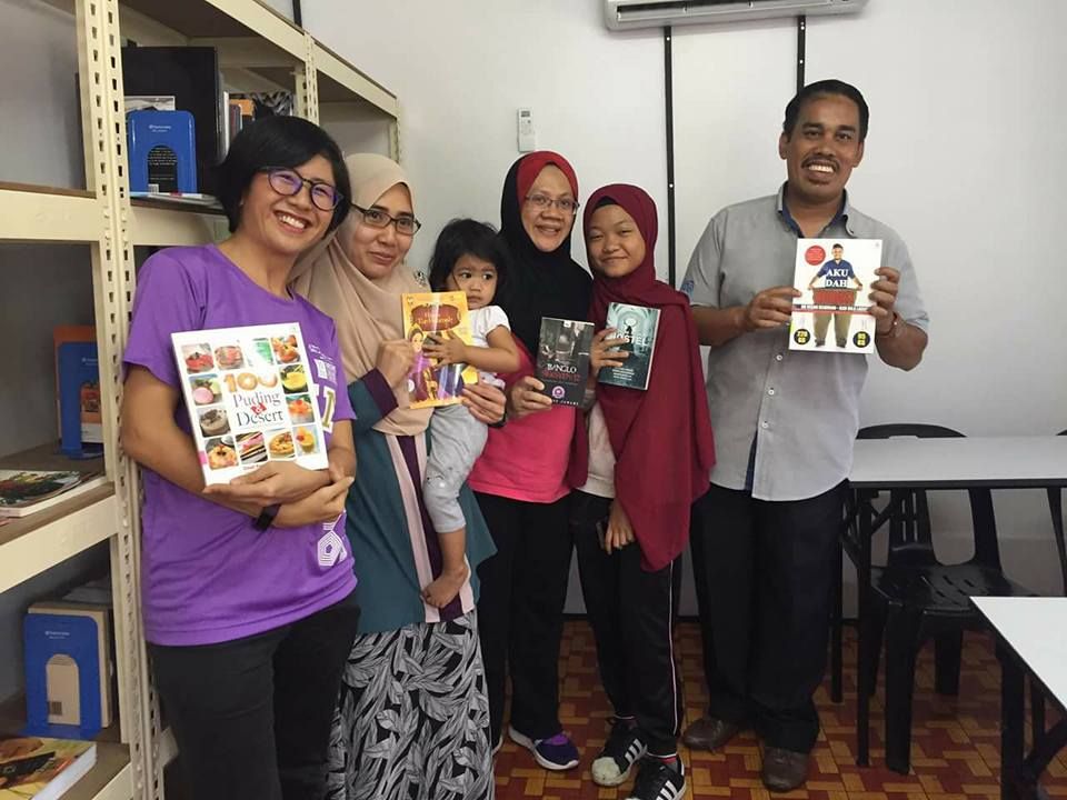 New mini library for people in Rawang