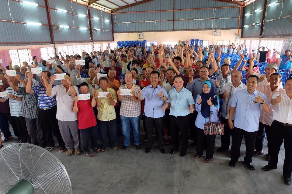 雪政府助减缓干叶病影响  适耕庄稻农领援助金