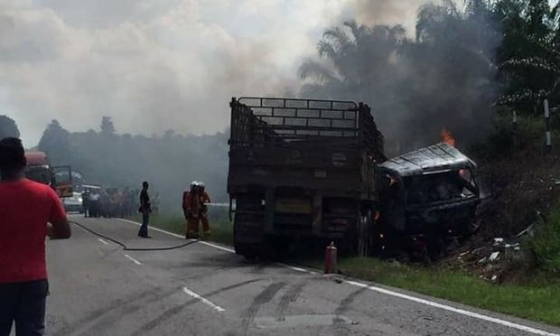 ஜெம்போல் விபத்து : டிரேலர் ஓட்டுனர் நான்கு நாட்கள் தடுப்புக் காவல்