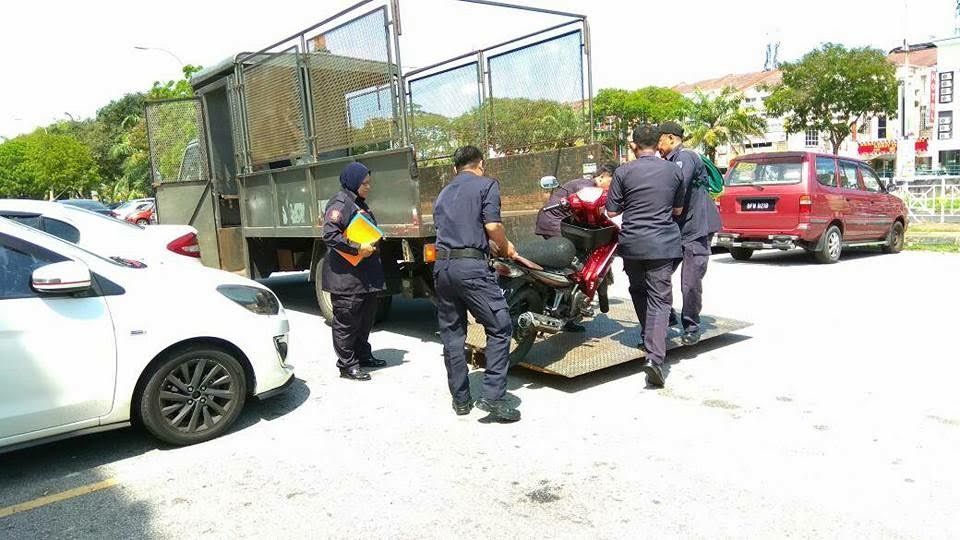 MPK seized motorcycles for parking in OKU lots