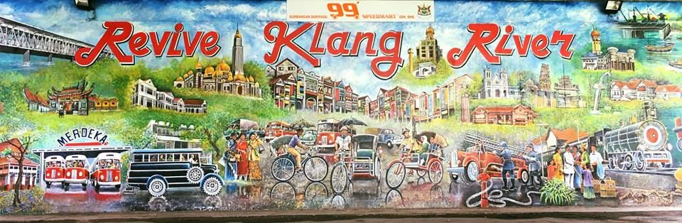 巴生最大型壁画  哥打桥底展风貌