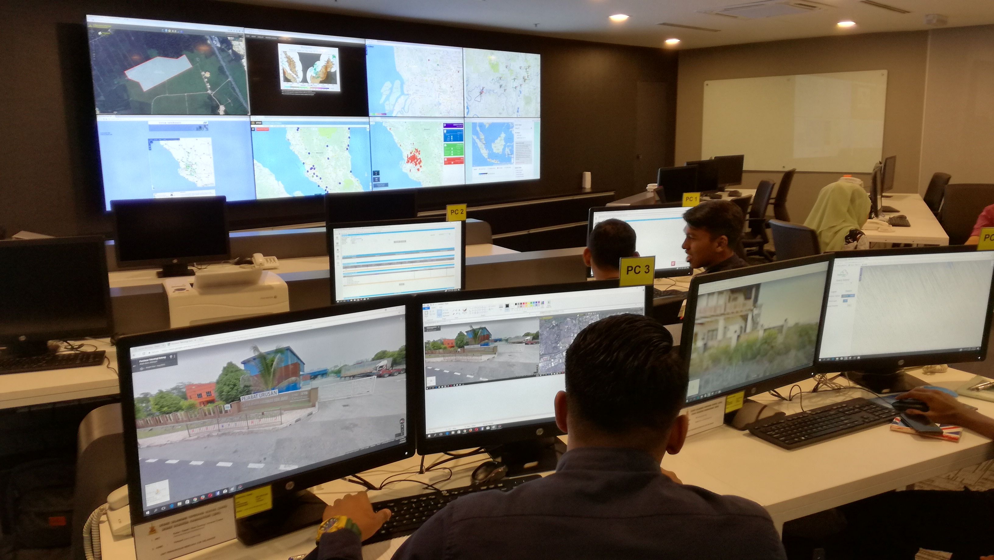 Disaster monitoring through Smart Selangor Command Centre