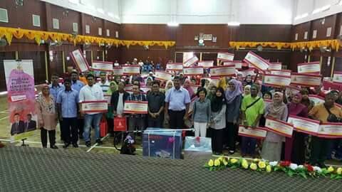 66 participants received the Poverty Eradication Blueprint aid