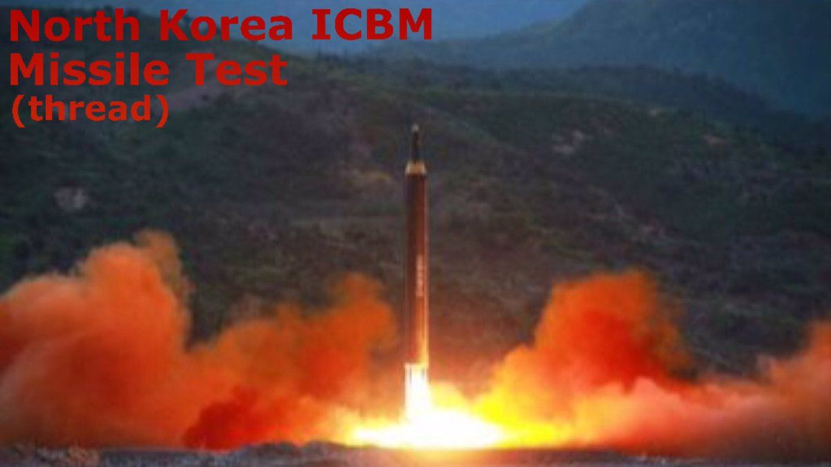 朝鲜发射导弹  穿越日本上空