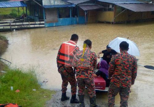 ஈஜோக்கில் வெள்ளத்தினால் 25 பாதிக்கப்பட்ட மக்கள் இட மாற்றம்
