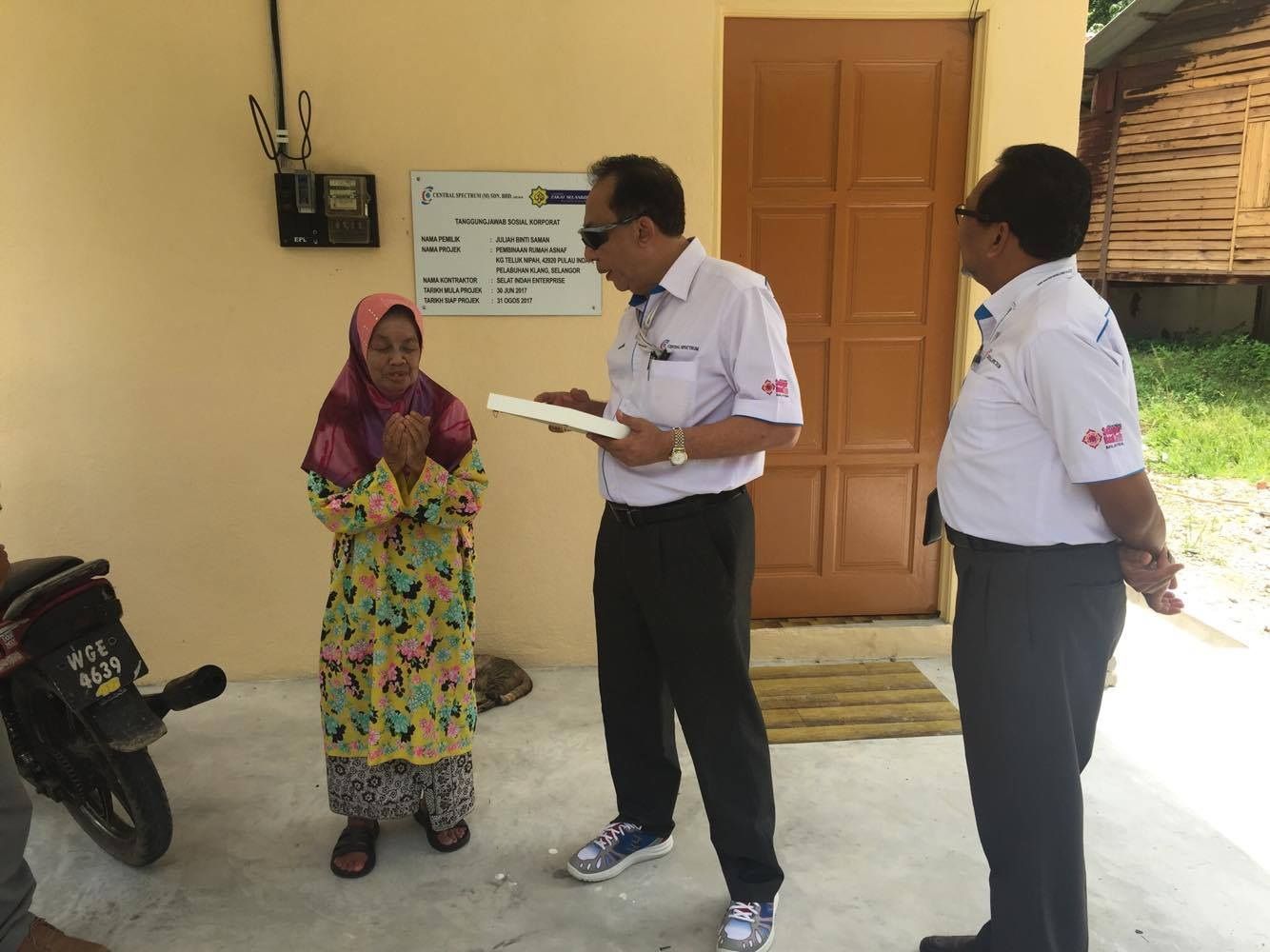 CSSB helps build houses for asnaf