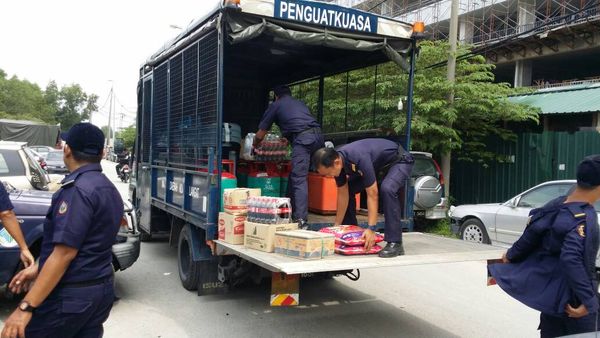 外籍小贩无牌经营 瓜冷县会取缔5商店