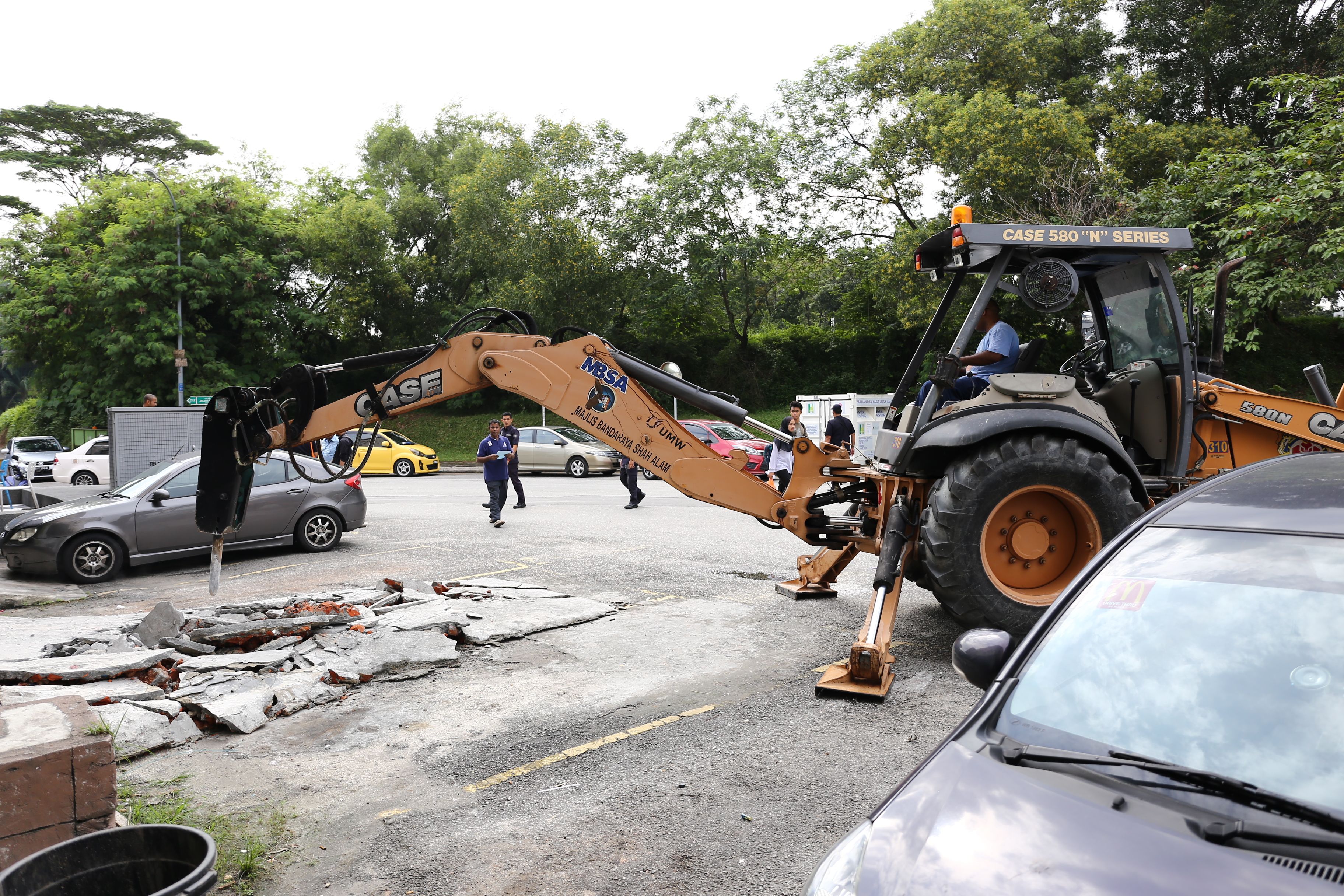 Premis salah guna parkir, MBSA pecah tanjak