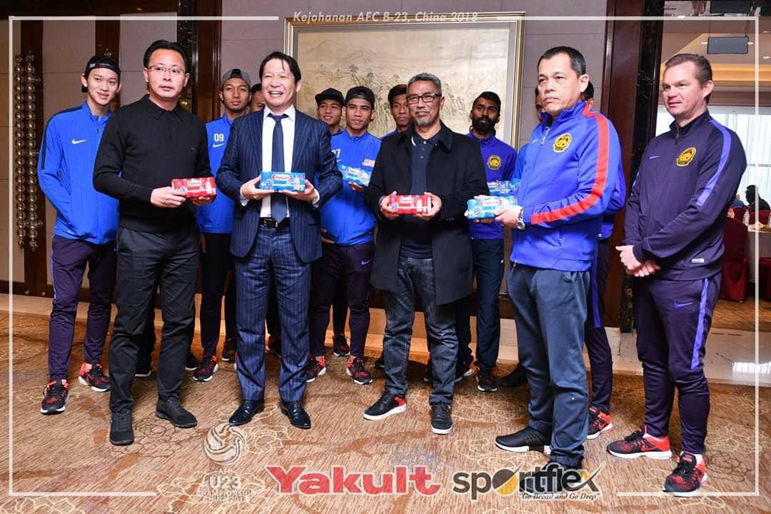 Yakult beri sokongan kepada skuad B-23 kebangsaan di China