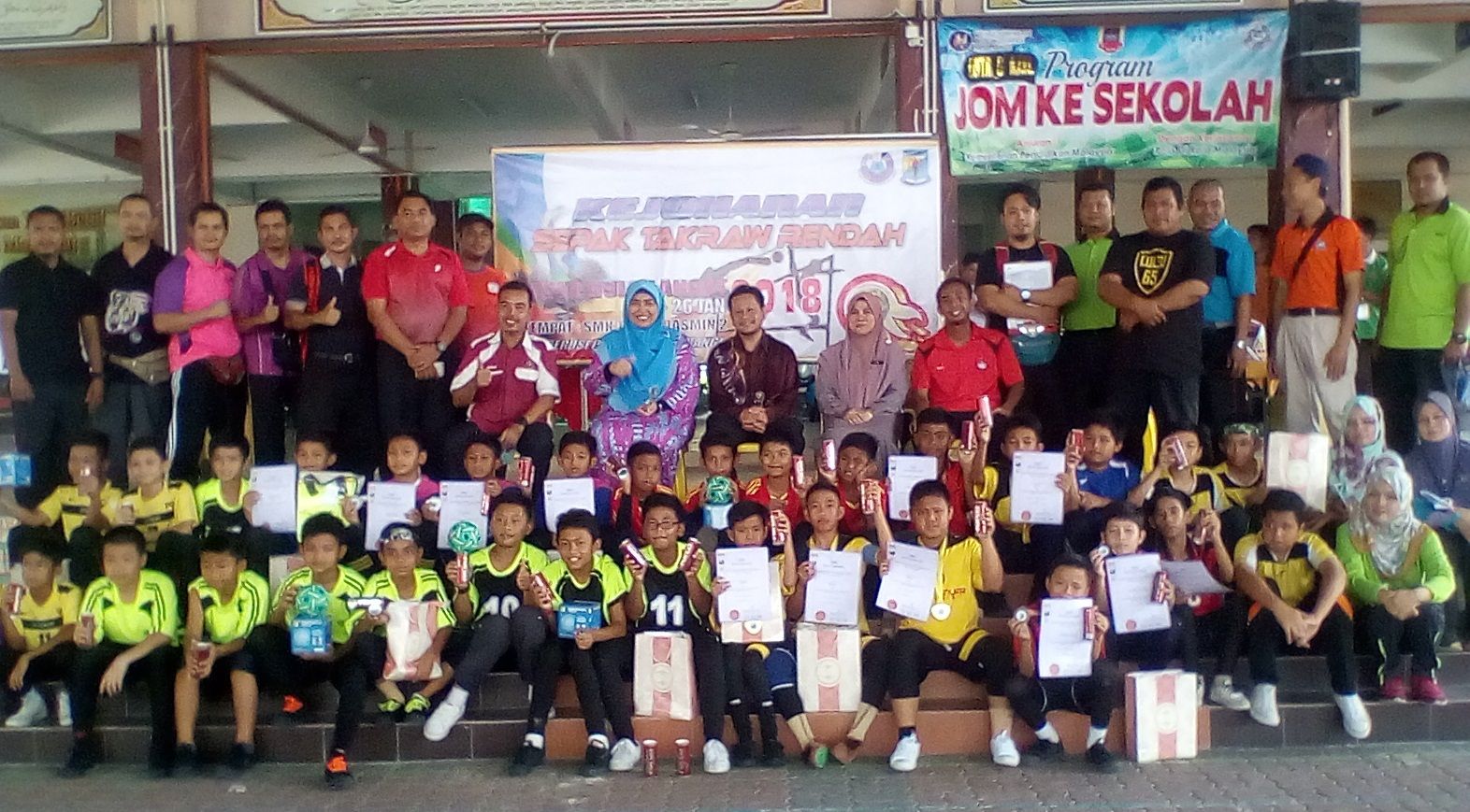 SK Sungai Lui juara sepak takraw MSSDHL