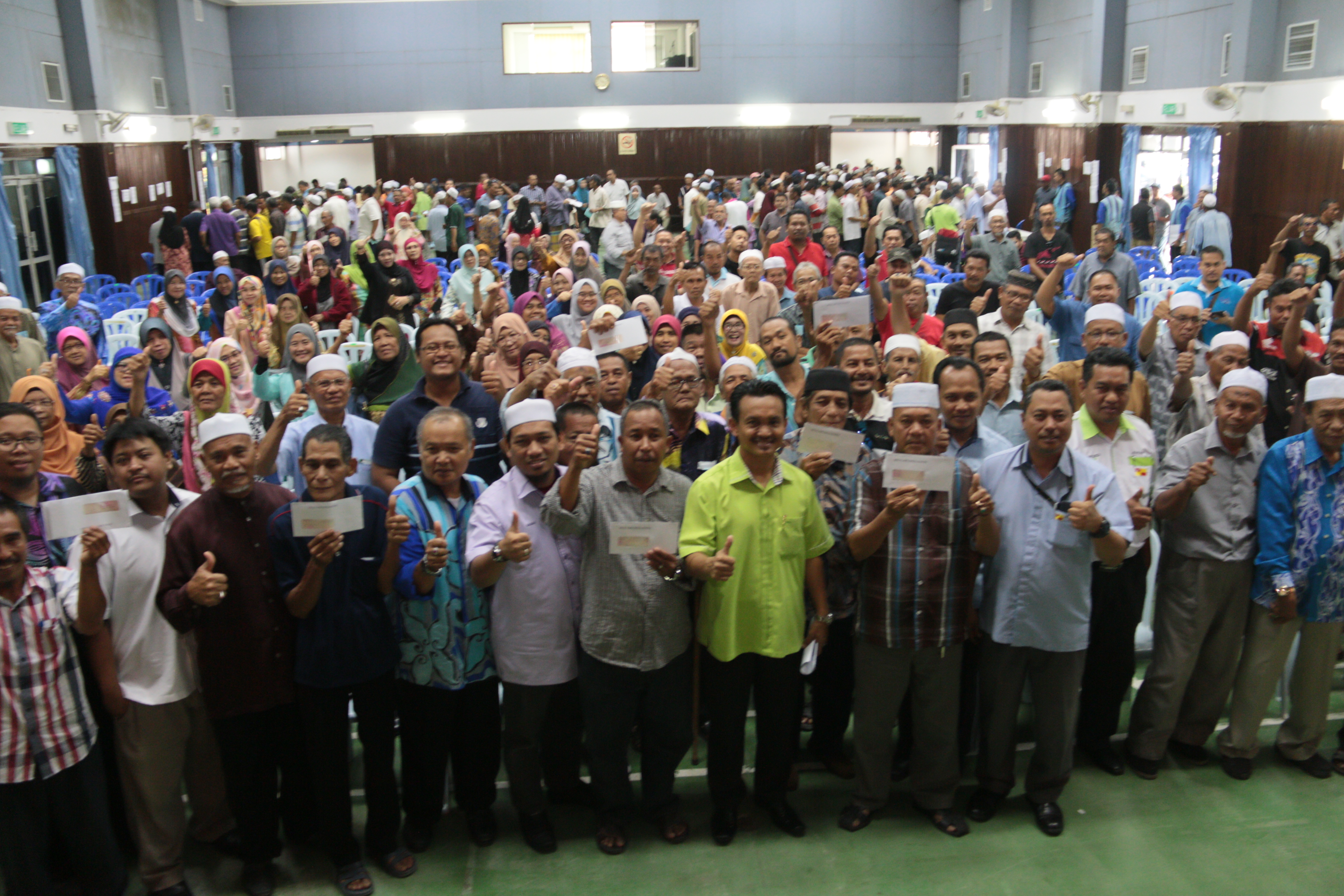 Penyerahan bantuan bencana hawar daun bakteria selesai sepenuhnya