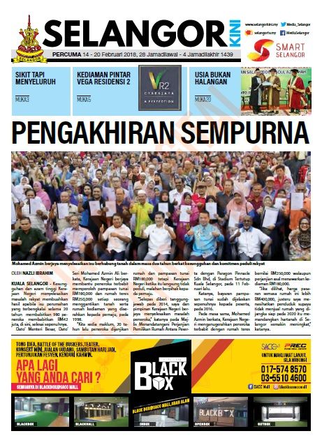 SelangorKini 14 - 20 Feb 2018