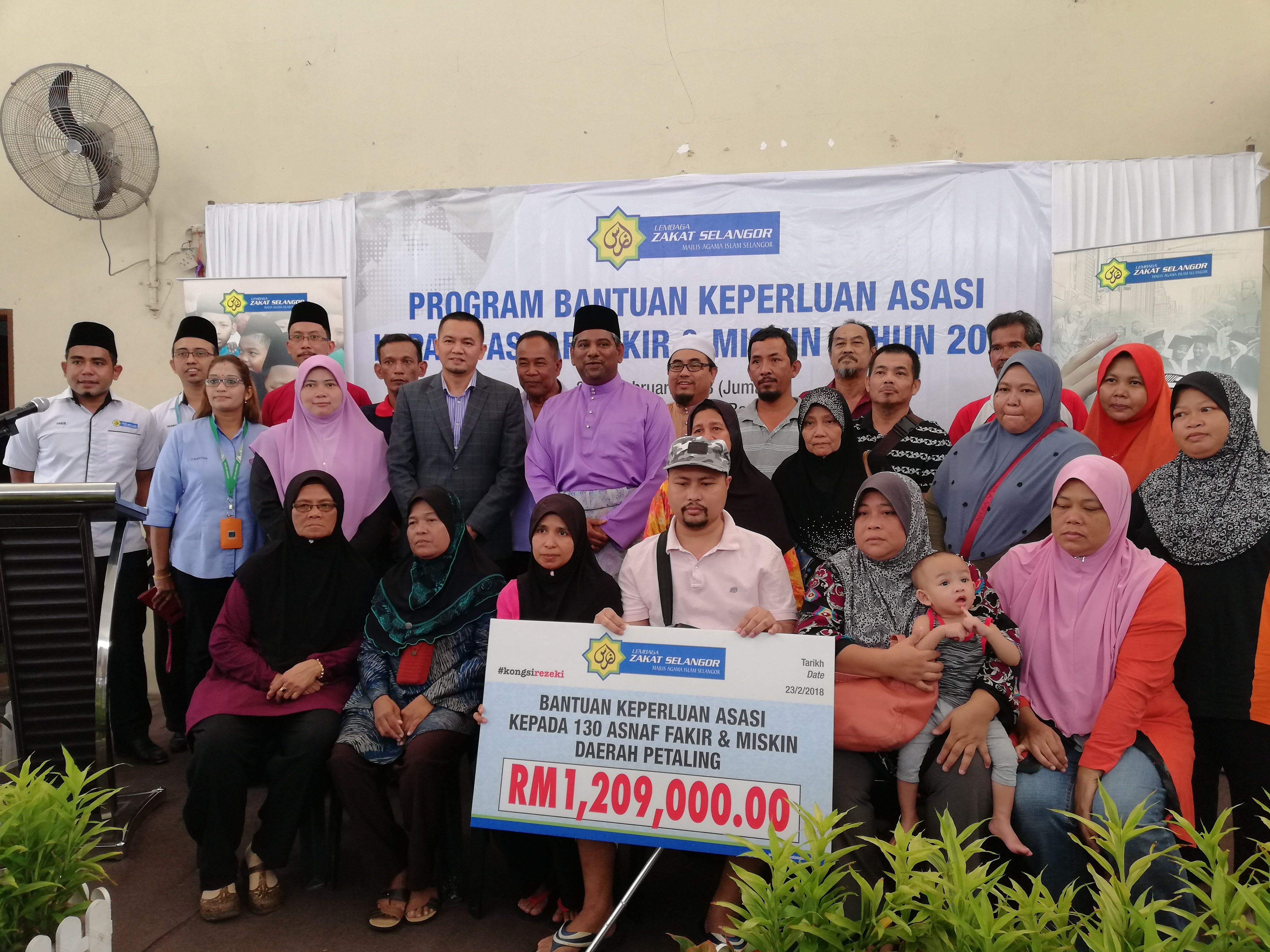 LZS salur RM1.2 juta santuni golongan asnaf