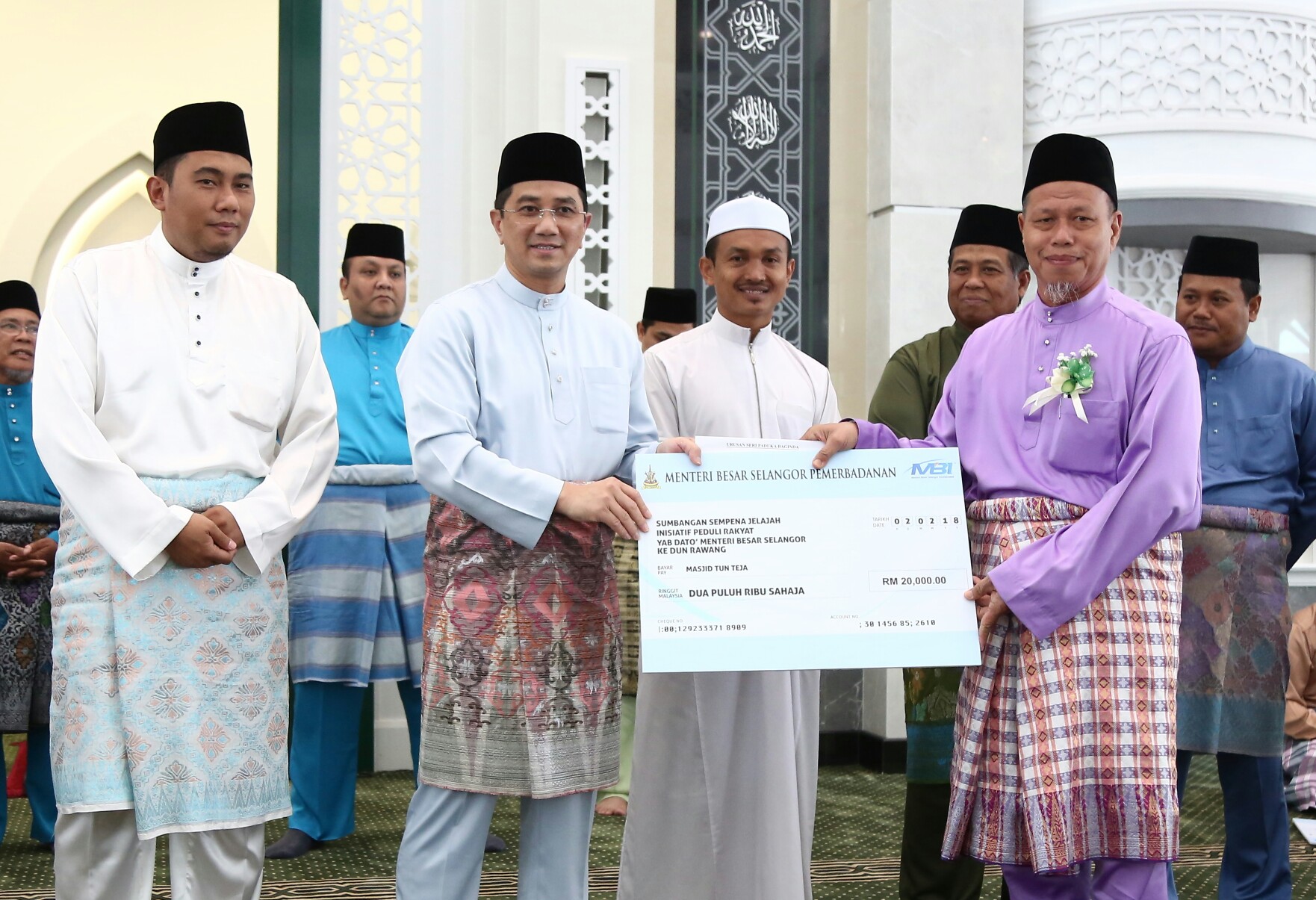 MBI sumbang RM240,000 untuk masjid, surau di Gombak