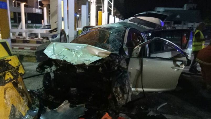 Lagi kes kemalangan maut langgar Plaza Tol Batu 3