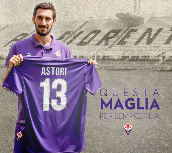 Jersi angka 13 diabadikan buat Davide Astori