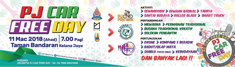 PJ Car Free Day sarat acara menarik